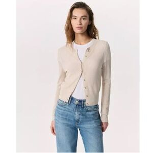 NWT Rag & Bone Cardigan Molly Open-Knit in Light Taupe